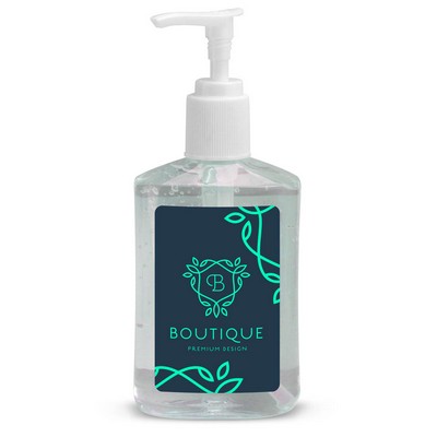 8oz Hand Sanitizer: 8 oz with Pump