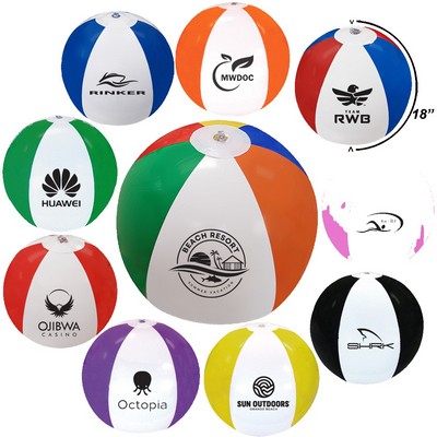 Popular ! 18" & 16" Large Delightful & Fun Inflatable Beach Ball