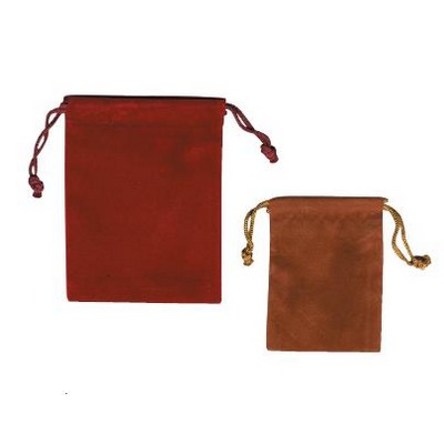 Velour Drawstring Pouch Large