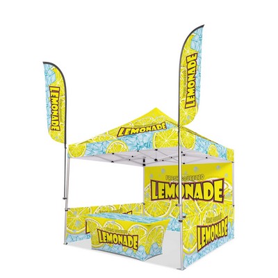 10ft x 10ft Custom Canopy Tent - Experience Gold Package
