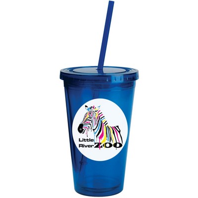 Full Color Wrap Sunsplash Color Tumbler 16 Oz