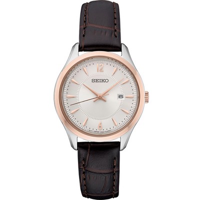 Ladies' PGP Essential Collection Gray/Silver Dial w/Rose Gold Finish
