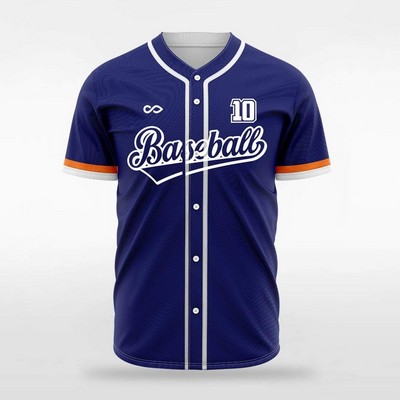 Custom Full Color Dye Sublimated Full-Button Baseball Jersey