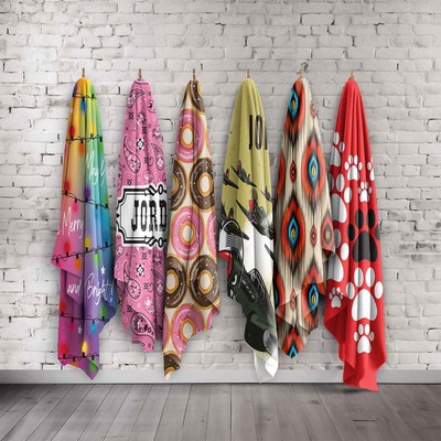 30" x 40" Sublimation Sherpa Throw Blanket