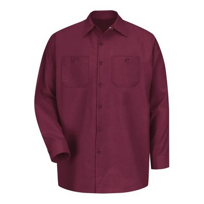 Red Kap® Industrial Long Sleeve Solid Work Shirt