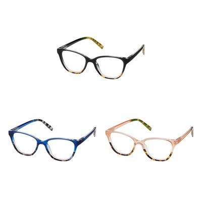 Gradient Tortoise Color Reader Eyeglasses
