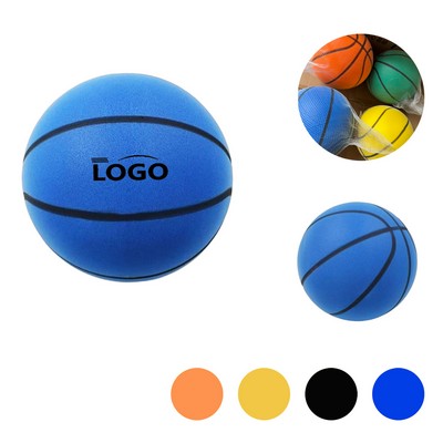 MOQ50 Silent Indoor Basketball Soft Foam Toy Ball