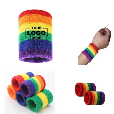 Colorful Sweatband for Wrist