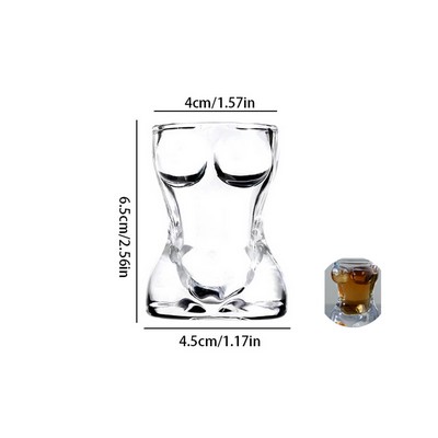 Female Body Bikini Shooter Glass