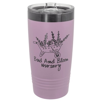 20 oz. Moody Lilac/Ghost Black ION-Plated Ringneck Tumbler
