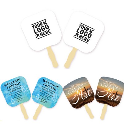 Custom Two Sided Hand Fan