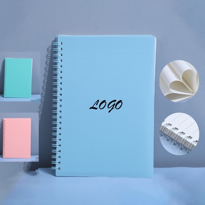 Colorful Spiral Notebook – Minimalist & Artistic College Student Journal