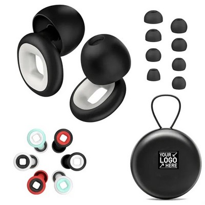 Reusable Silicone Noise Cancelling Earplugs for Sleeping