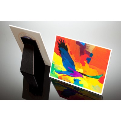 Process Plaque with Easel Back (6"x8") On Colored Acrylic