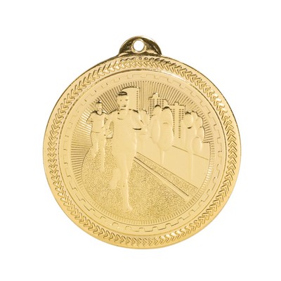 2" Cross Country Stock BriteLaser Medal