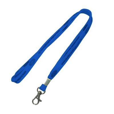 3/8" Royal Blue Tubular Lanyard (10 Mil)