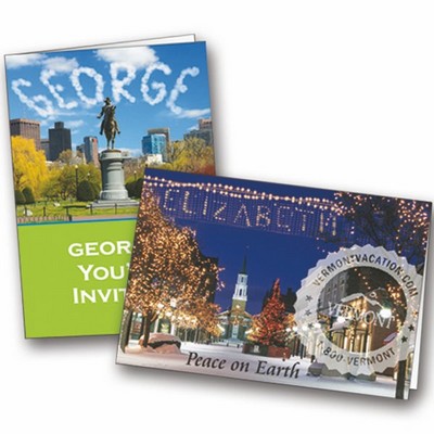 Custom Full Color Greeting Card, 4/K