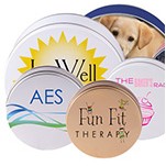 5 Lb. Digital Printed Custom Printed Round Cookie Tin