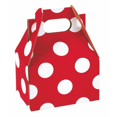 Cheery Dots Print 4" Gable Box