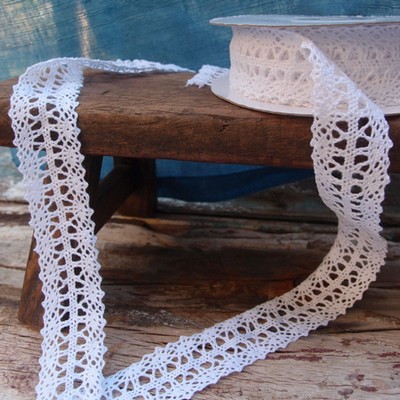 Thin White Lace Ribbon