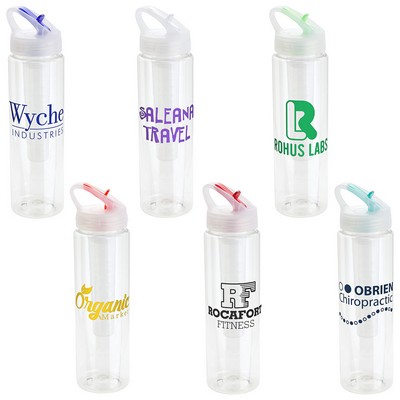 Trekker 32 oz PET Chiller Bottle with Flip-Up Lid