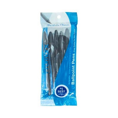 Black Ballpoint Pens - 6 Pack (Case of 48)
