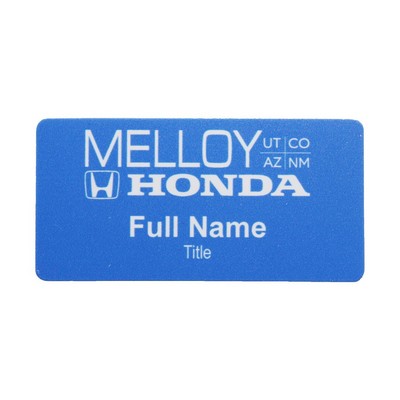 Uv Imprint Spectrum Badges With Personalization 1.5"X3"
