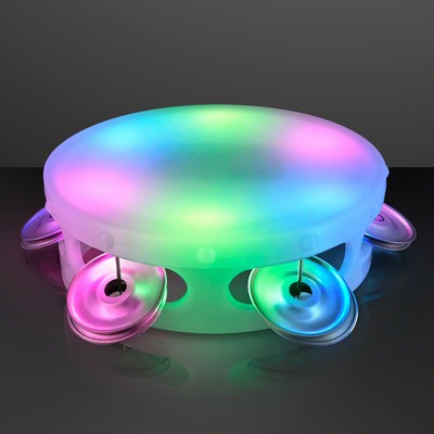 4" Little Light Up Tambourine - BLANK