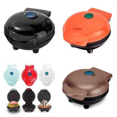 Mini Maker for Individual Waffles, Hash Browns, Easy to Clean, Non-Stick Surfaces