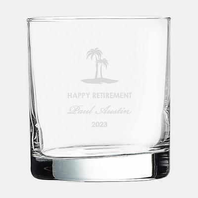 10.5 Oz On The Rocks Cylinder Glass