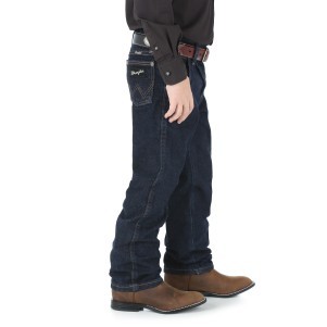 Wrangler® Silver Edition® Boy's Dark Denim Blue Jeans