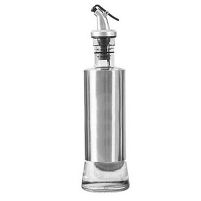 Sleek 10Oz Stainless Steel Oil Dispenser Bottle
