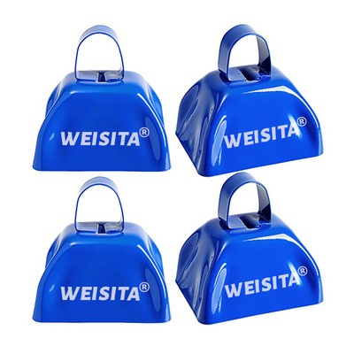 3" Pad Printed Metal Cowbell