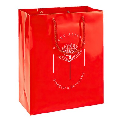 High Gloss Shopping Bags - 10" x 5" x 13"