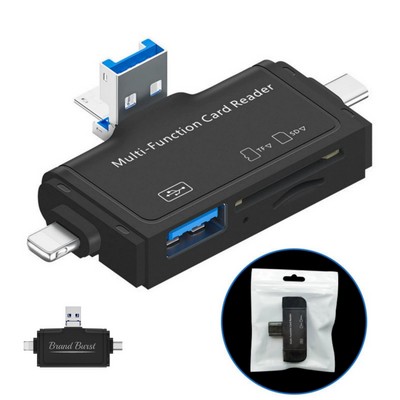 7 in 1 USB 2.0 SD Card Reader
