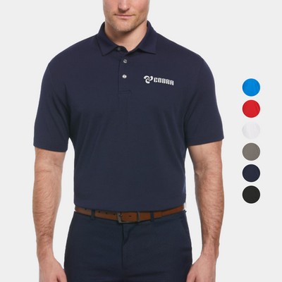 PERRY ELLIS® Moisture Wicking UPF 50+ Men's Classic Polo Shirt with Custom Logo