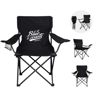 Portable Steel Tube Frame Camping Chair