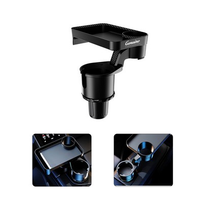 Convenient Car Cup Holder and Tray Combo