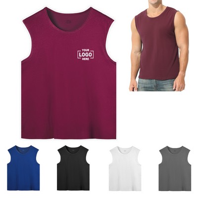 Men's Sleeveless Gym Tank Tops