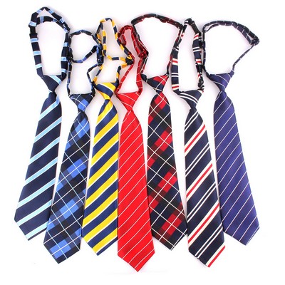 Custom Adult Polyester Silk Adjustable Necktie
