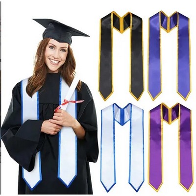70" Shiny Satin Graduation Sash