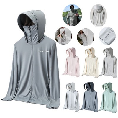 UV Sun Protection Clothing Long Sleeve Coat