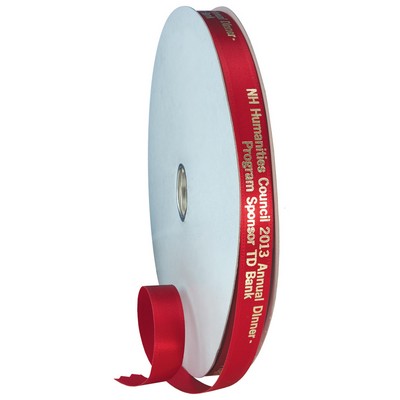 Custom Printed 100 Yard Ribbon Roll (5/8" Wide)