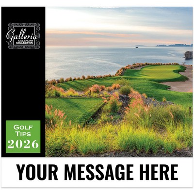 Galleria Wall Calendar 2026 Golf Tips