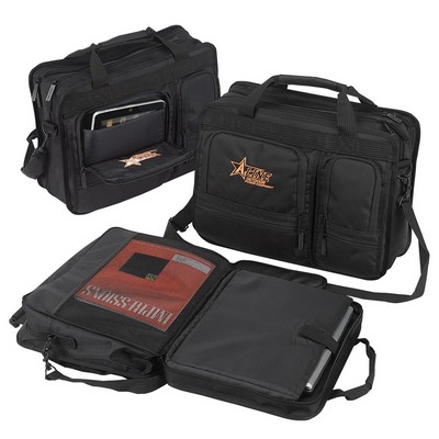 Scan Express Computer Briefcase w/Padded Compartment