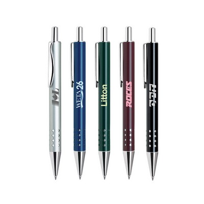 Click Action Metal Pen (Smooth Barrel)