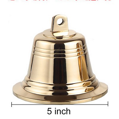5 Inch Brass Color Ship's Bell/Christmas Bell
