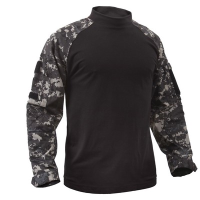 Subdued Urban Digital Camo Tactical Airsoft Combat Shirt (3X-Large)