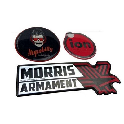 14.0 - 15.99 Square Inch Full Color Domed Decals