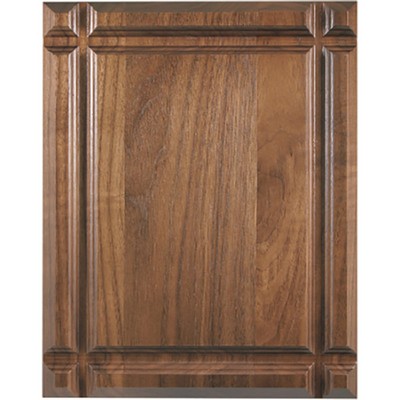 8" x 10" Grooved Face Genuine Walnut Plaque